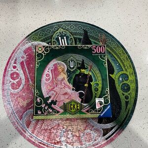 Ravensburger Wicked Puzzle with Pink and Green Hues